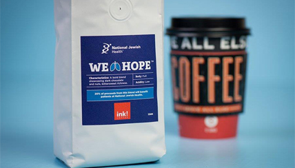 ink! Coffee has released its limited edition “We Breathe Hope” blend in recognition of National Jewish Health