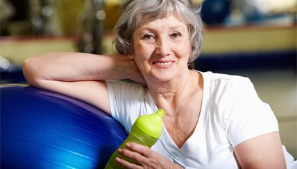 woman after exercise