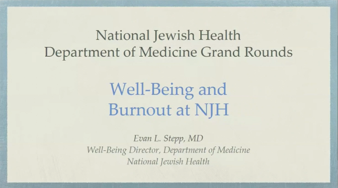 burnout presentation