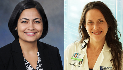 Bhavika Kaul, MD, (left) and Dinah Foer, MD